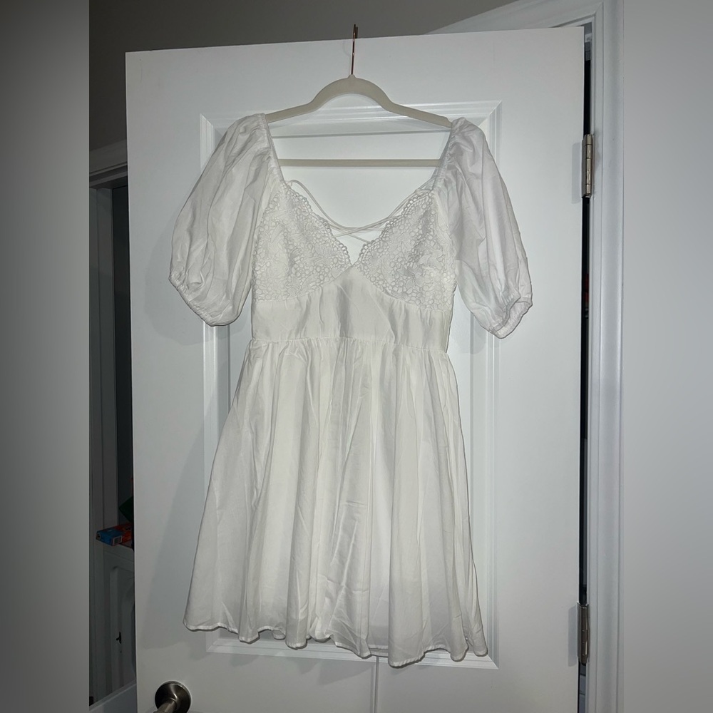 NWT Princess Polly White Lace Krysten Dress - Picture 5 of 5